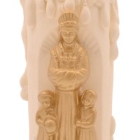 Świeca z figurką MB  Saletyńskiej, fot. 3