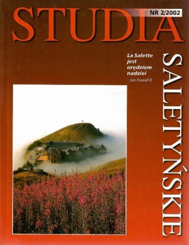 Studia saletyńskie 2/2000
