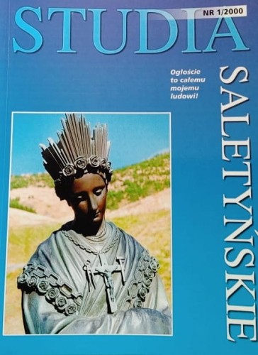 Studia saletyńskie 1/2000