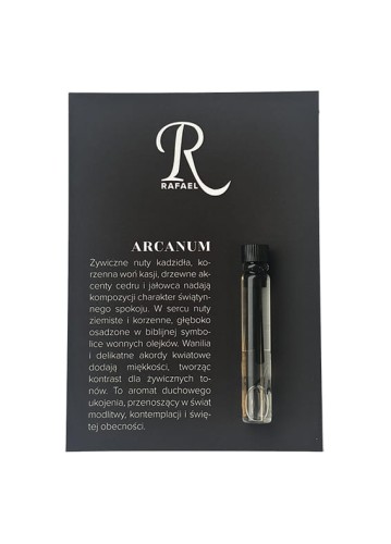 ARCANUM 1ml (Perfumy męskie) - seria Aromaty Biblii - Próbka