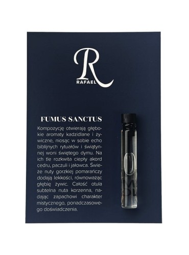 FUMUS SANCTUS 1ml (Perfumy męskie) - seria Aromaty Biblii - Próbka