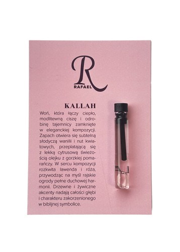 KALLAH 1ml (Perfumy damskie) - seria Aromaty Biblii - Próbka