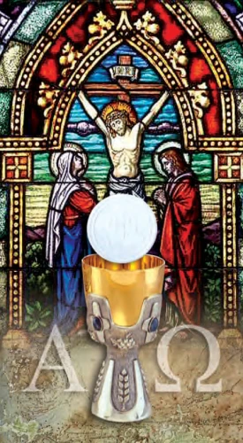 Obrazek 12/09 - Jezus, krzyż (Eucharystia)