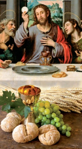 Obrazek 74/14 - Jezus, ostatnia wieczerza (Eucharystia)